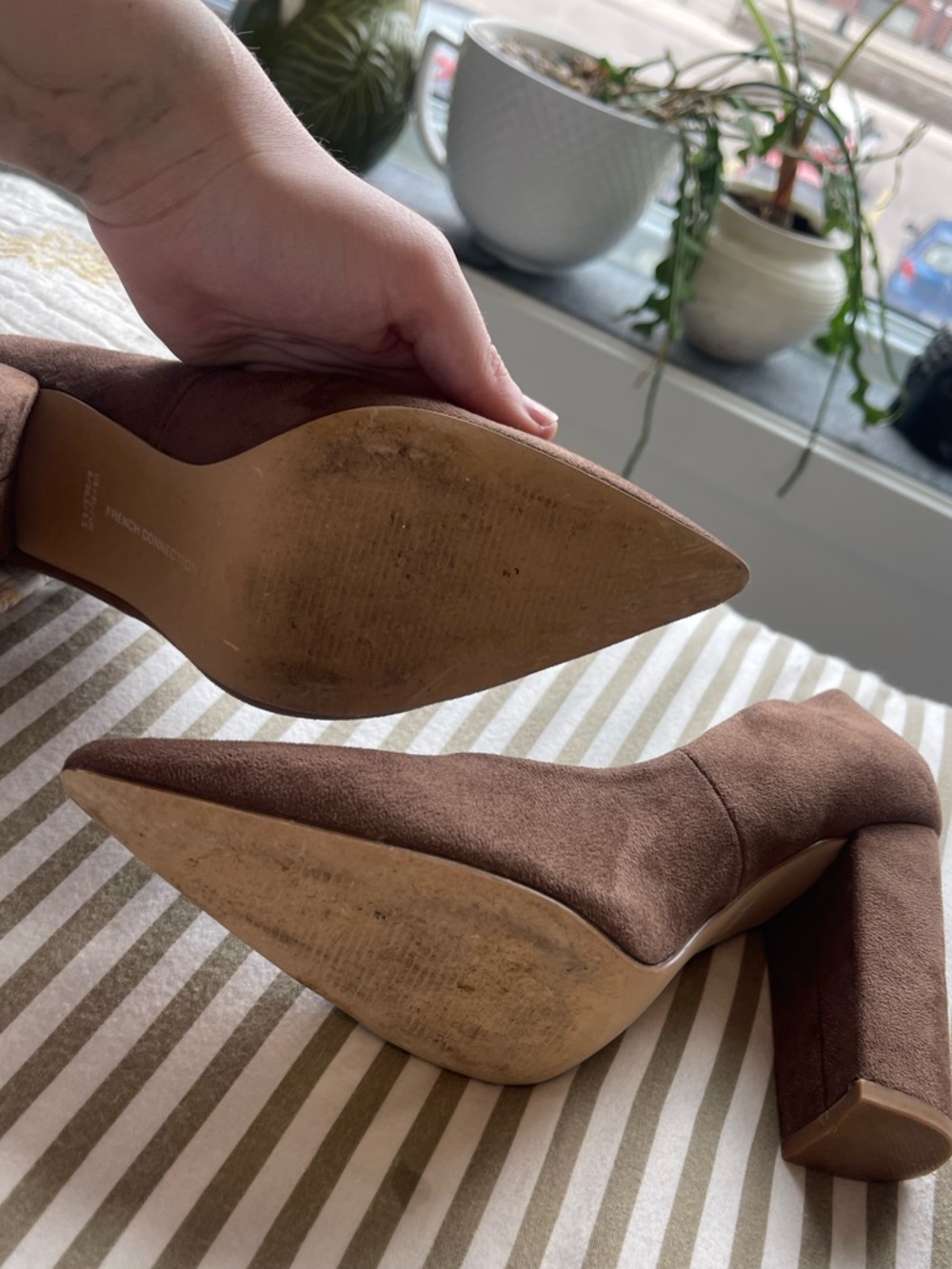 Brown heels